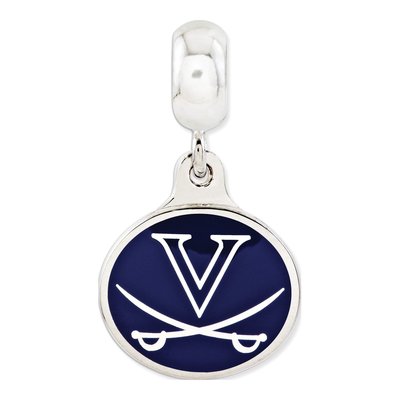 Sterling Silver University of Virginia Dangle Bead – view 4