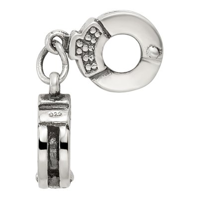 Sterling Silver Handcuffs Bead – view 6