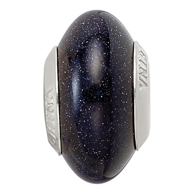 Sterling Silver Blue Sand Bead – view 5