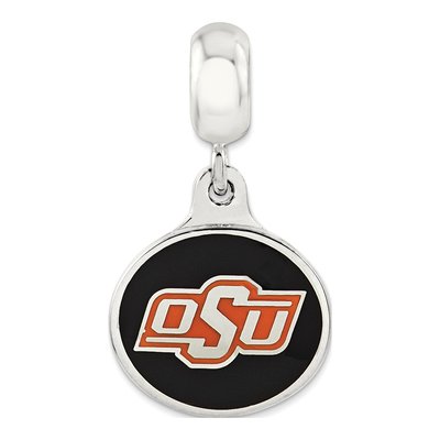 Sterling Silver Oklahoma State Dangle Bead – view 2