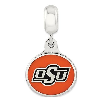Sterling Silver Oklahoma State Dangle Bead