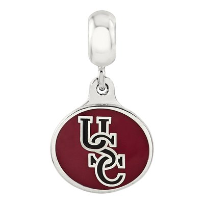 Sterling Silver Univ of South Carolina Dangle Bead – view 2