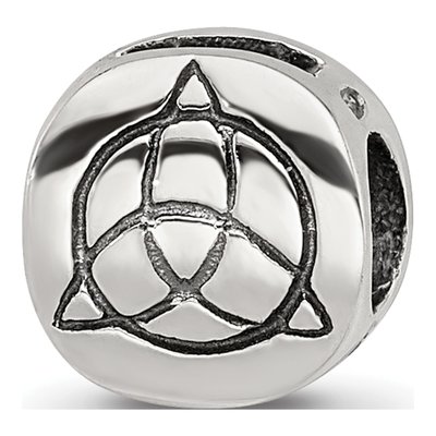 Sterling Silver Celtic Trinity Bead