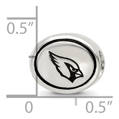 Sterling Silver Arizona Cardinals Bead – view 6
