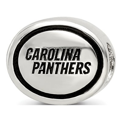 Sterling Silver Carolina Panthers Bead – view 7