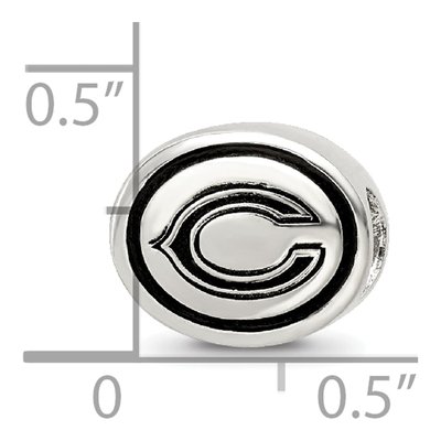 Sterling Silver Chicago Bears Bead – view 6