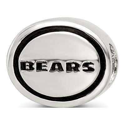 Sterling Silver Chicago Bears Bead – view 7