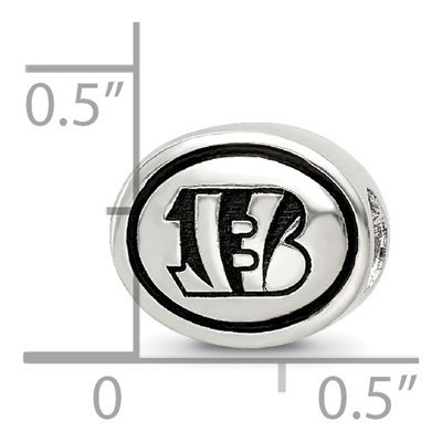 Sterling Silver Cincinnati Bengals Bead – view 6