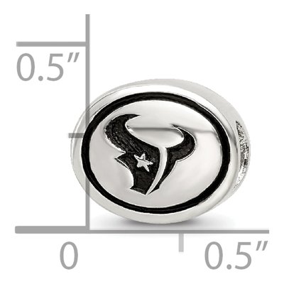 Sterling Silver Houston Texans Bead – view 6