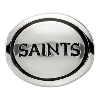 Sterling Silver Orleans Saints Bead – view 4