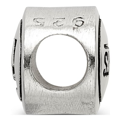 Sterling Silver NY Giants Bead – view 3