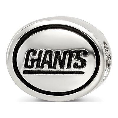 Sterling Silver NY Giants Bead – view 7