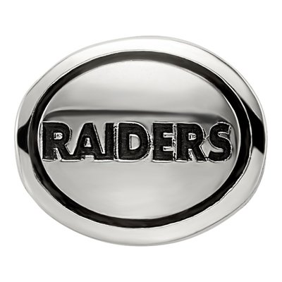 Sterling Silver Oakland Raiders Bead – view 4
