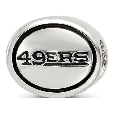 Sterling Silver San Francisco 49ers Bead – view 7