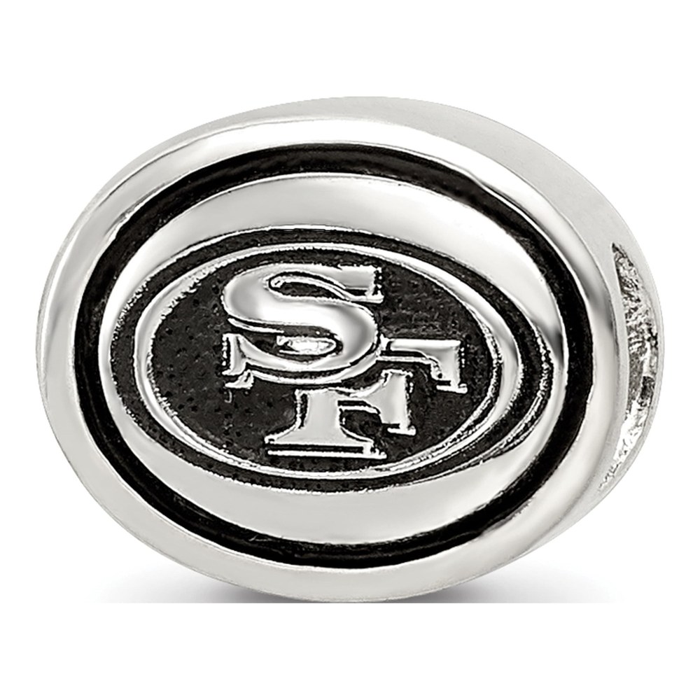 Sterling Silver San Francisco 49ers Bead