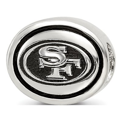 Sterling Silver San Francisco 49ers Bead
