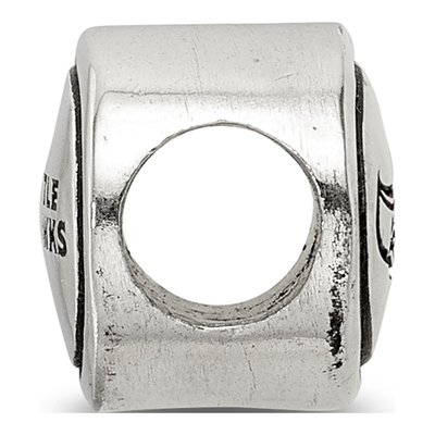 Sterling Silver Seattle Seahawks Bead – view 3