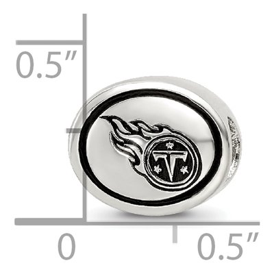 Sterling Silver Tennessee Titans Bead – view 6