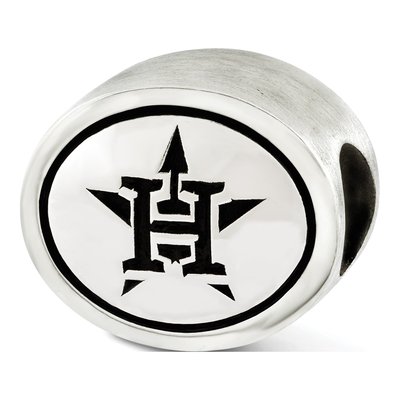 Sterling Silver Houston Astros Bead – view 2