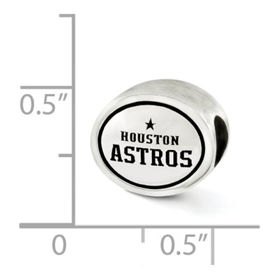 Sterling Silver Houston Astros Bead – view 3