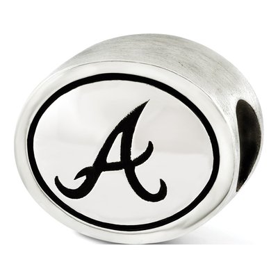 Sterling Silver Atlanta Braves Bead – view 2