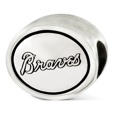 Sterling Silver Atlanta Braves Bead