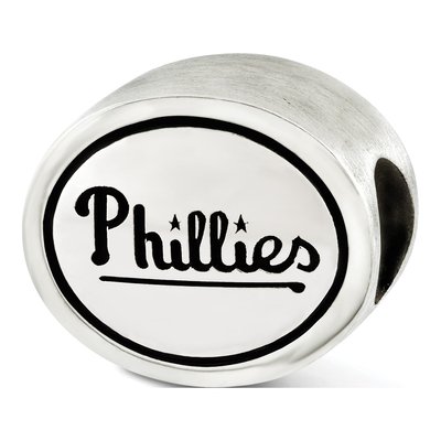 Sterling Silver Philadelphia Phillies Bead