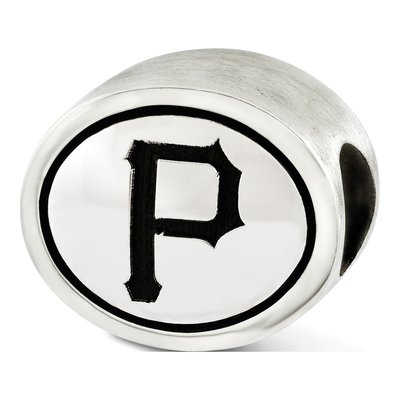 Sterling Silver Pittsburgh Pirates Bead – view 2