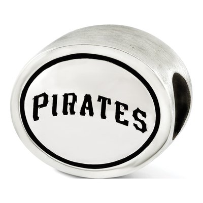 Sterling Silver Pittsburgh Pirates Bead