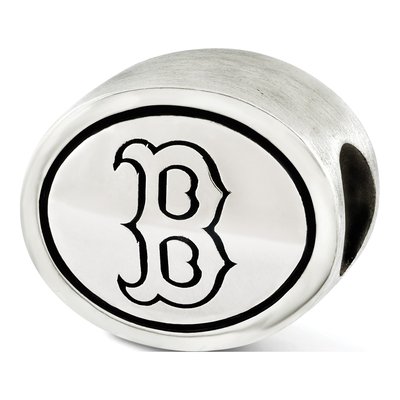 Sterling Silver Boston Red Sox Bead – view 2