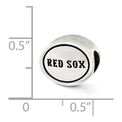 Sterling Silver Boston Red Sox Bead – view 3