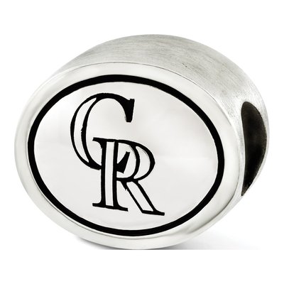 Sterling Silver Colorado Rockies Bead – view 2