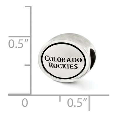 Sterling Silver Colorado Rockies Bead – view 3