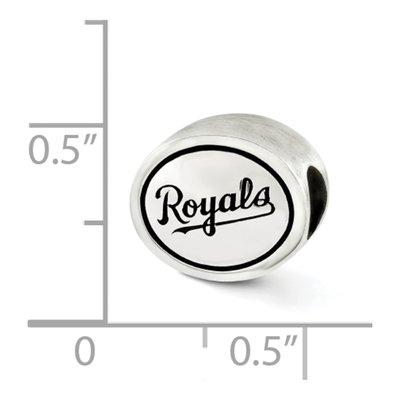 Sterling Silver Kansas City Royals Bead – view 3
