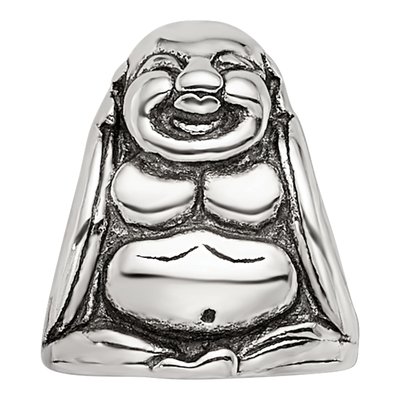 Sterling Silver Buddha Bead – view 5