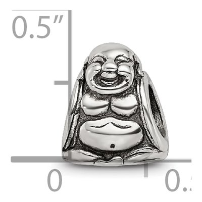 Sterling Silver Buddha Bead – view 6