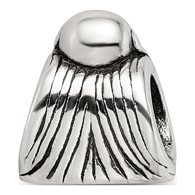 Sterling Silver Buddha Bead – view 7