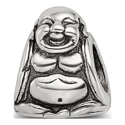 Sterling Silver Buddha Bead