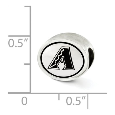 Sterling Silver Arizona Diamondbacks Bead – view 3