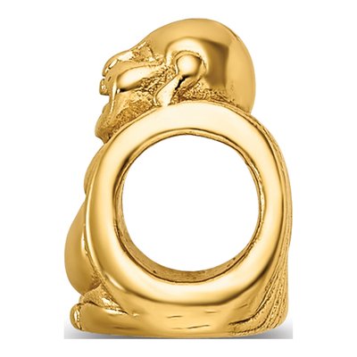 Gold-Plated Sterling Silver Buddha Bead – view 4