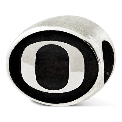 Sterling Silver Univ of Oregon Bead – view 2