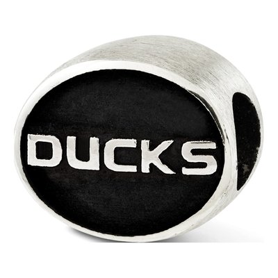 Sterling Silver Univ of Oregon Bead