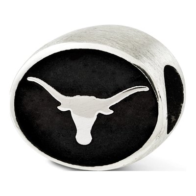 Sterling Silver University of Texas Bead