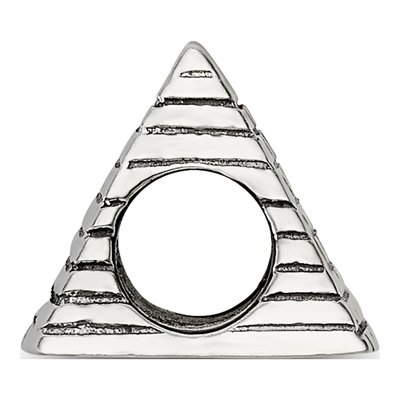 Sterling Silver Pyramid Bead – view 4