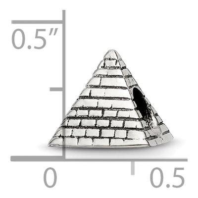 Sterling Silver Pyramid Bead – view 6