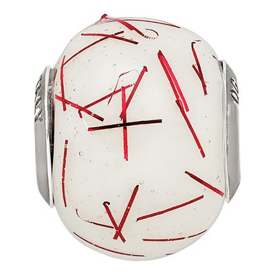 Sterling Silver Murano Glass Bead – view 4