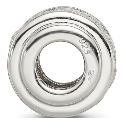 Sterling Silver CZ Clear Bead – view 3