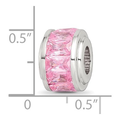 Sterling Silver CZ Bead – view 5