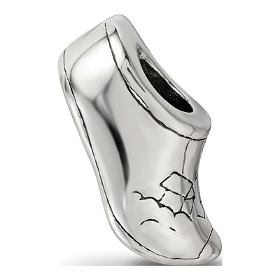 Sterling Silver Holland Shoe Bead – view 6