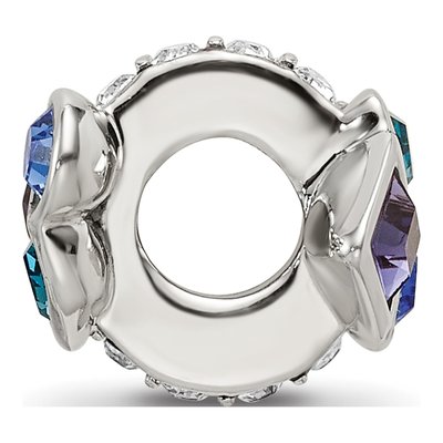 Sterling Silver Crystal Bead – view 3